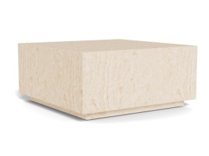 Masa de cafea crem 90x90 cm Dice Quiet Object