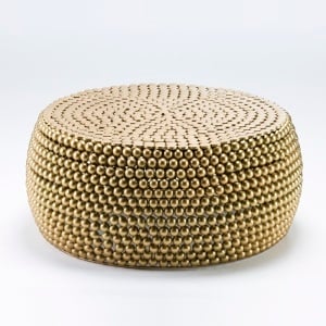 Masa de cafea din metal auriu 81 cm Dorado Thai Natura