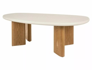 Masa de cafea ecru/maro 80x130 cm Alpen The Home Collection