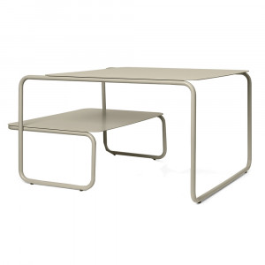 Masa de cafea gri din metal 40x79 cm Level Ferm Living