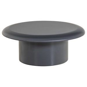 Masa de cafea gri inchis 80 cm Alvo Woood