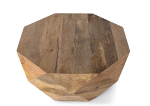 Masa de cafea maro din lemn 80x80 cm Center Giner y Colomer