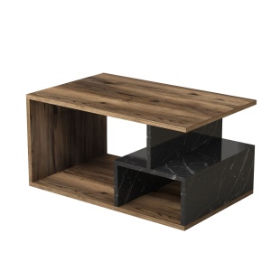 Masa de cafea maro/neagra 42x90 cm Arte 2040 The Home Collection