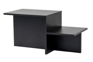 Masa de cafea neagra 40x80 cm Harmony Nordure