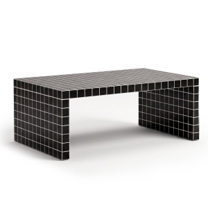 Masa de cafea neagra 60x100 cm Mosaico Quiet Object