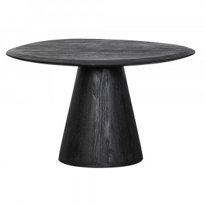 Masa de cafea neagra din lemn 59x70 cm Posture Woood