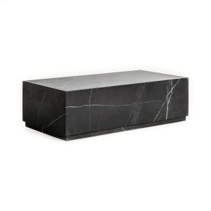 Masa de cafea neagra din marmura 60x120 cm Laiz Vical Home