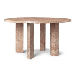 Masa de cafea roz din marmura 67 cm Taula Ferm Living