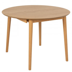 Masa dining extensibila maro din lemn 115(154) cm Montreux Quiet Object