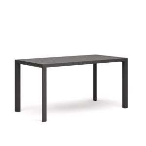 Masa dining exterior gri din metal 77x150 cm Culip Kave Home