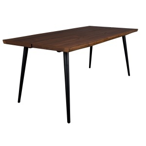 Masa dining maro din lemn 90x180 cm Alagon Dutchbone