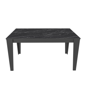 Masa dining neagra 85x145 cm Bud The Home Collection