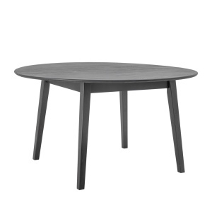 Masa dining neagra din lemn 140 cm Peron Bloomingville