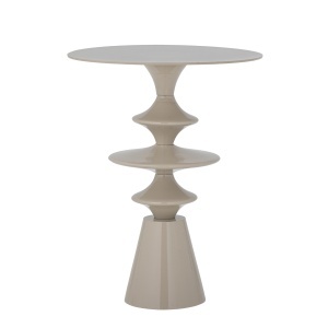 Masa laterala bej din metal 35 cm Samio Bloomingville