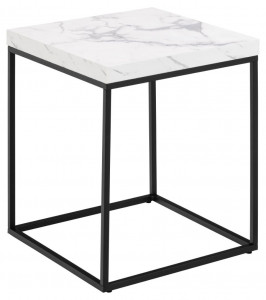 Masa laterala din metal negru 40x40 cm Barossa Quiet Object
