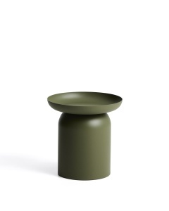 Masa laterala exterior verde din metal 45 cm Arcola Kave Home