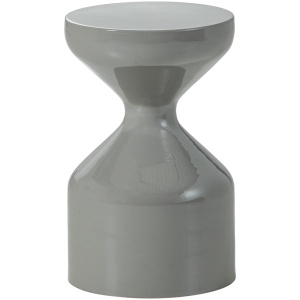 Masa laterala gri deschis din metal 30 cm Floyd Woood