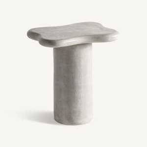 Masa laterala gri din ciment 44x54 cm Vytina Vical Home