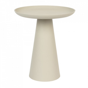Masa laterala ivorie din metal 40 cm Ringar Quiet Object