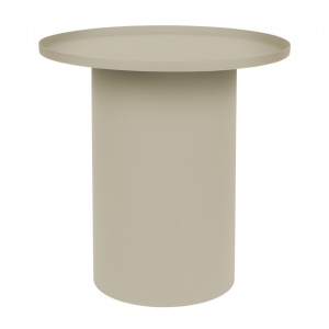 Masa laterala ivorie din metal 46 cm Sverre The Home Collection