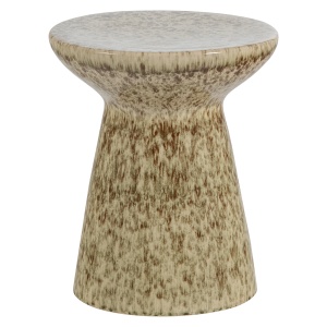 Masa laterala maro deschis din ceramica 35 cm Fleck Woood
