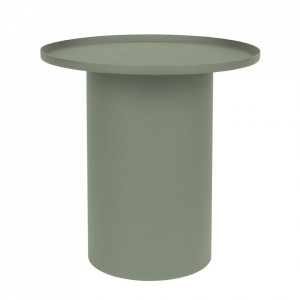 Masa laterala verde din metal 46 cm Sverre Quiet Object