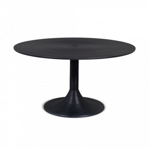 Masuta de cafea neagra din aluminiu 40 cm Hypnotising Black Bold Monkey
