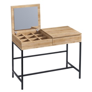 Masuta dressing maro/neagra 75x100 cm Linda The Home Collection