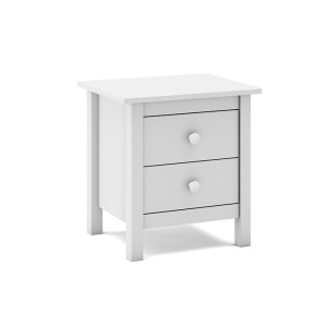 Noptiera alba din lemn Max The Home Collection