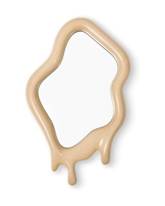 Oglinda bej din plastic 90x140 cm Melting Pols Potten
