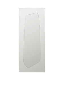 Oglinda dreptunghiulara argintie din sticla 55x135 cm Folia Ferm Living