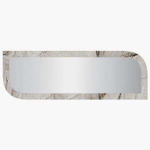 Oglinda dreptunghiulara bej 40x120 cm Arni The Home Collection