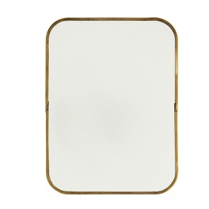 Oglinda dreptunghiulara maro alama din metal 15x20 cm Vaness Madam Stoltz