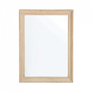 Oglinda dreptunghiulara maro din lemn 60x80 cm Tiziano Bizzotto