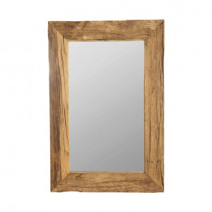 Oglinda dreptunghiulara maro din lemn reciclat 60x90 cm Pure Nature House Doctor