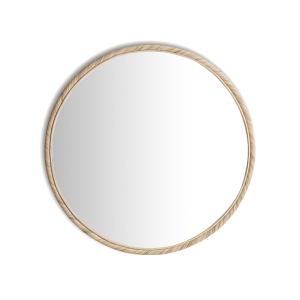 Oglinda rotunda maro din ratan 100 cm Siall Vical Home