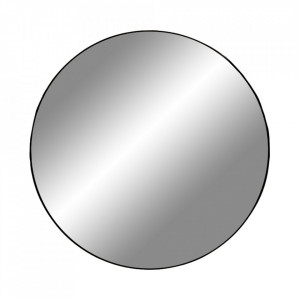 Oglinda rotunda neagra din otel 80 cm Jersey House Nordic