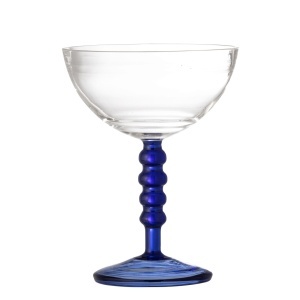 Pahar cocktail albastru/transparent din sticla 230 ml Noemi Bloomingville
