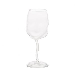 Pahar de vin transparent din sticla 9x20 cm Sonny Seletti
