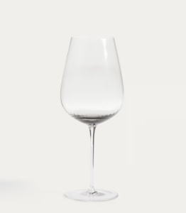 Pahar pentru vin gri din sticla 580 ml Davel Kave Home