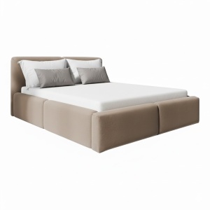 Pat bej din textil 140x200 cm Rosalie FURPOL