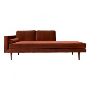 Pat de zi maro caramel din poliester 200 cm Wind Broste Copenhagen