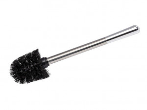 Perie argintie/neagra din inox pentru toaleta Polaris Brush Heads Wenko