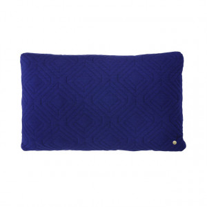 Perna decorativa dreptunghiulara albastra din lana 40x60 cm Daria Ferm Living