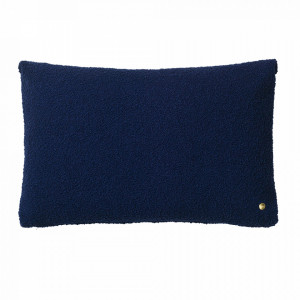Perna dreptunghiulara albastra din lana si bumbac 40x60 cm Clean Ferm Living