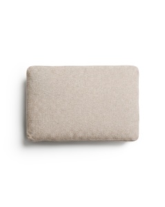 Perna dreptunghiulara bej din fibre sintetice 40x60 cm Blok Chenille Kave Home