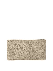 Perna dreptunghiulara crem/neagra din catifea 35x65 cm Dase Ferm Living