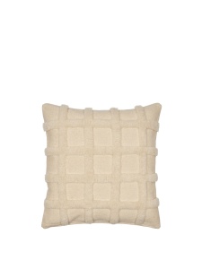 Perna patrata alb antic din fibre naturale 50x50 cm Norte Ferm Living