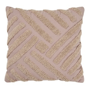 Perna patrata din bumbac bej 45x45 cm Albany House Nordic