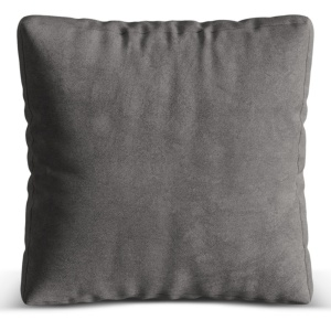 Perna patrata gri din catifea 55x55 cm Martina Micadoni